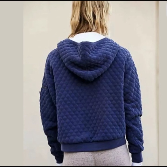 Free People Movement Hibernatin’ Quilted  Hoodie - Picture 3 of 8